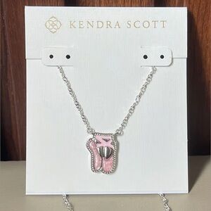 Kendra Scott Ballet Silver Short Pendant Necklace